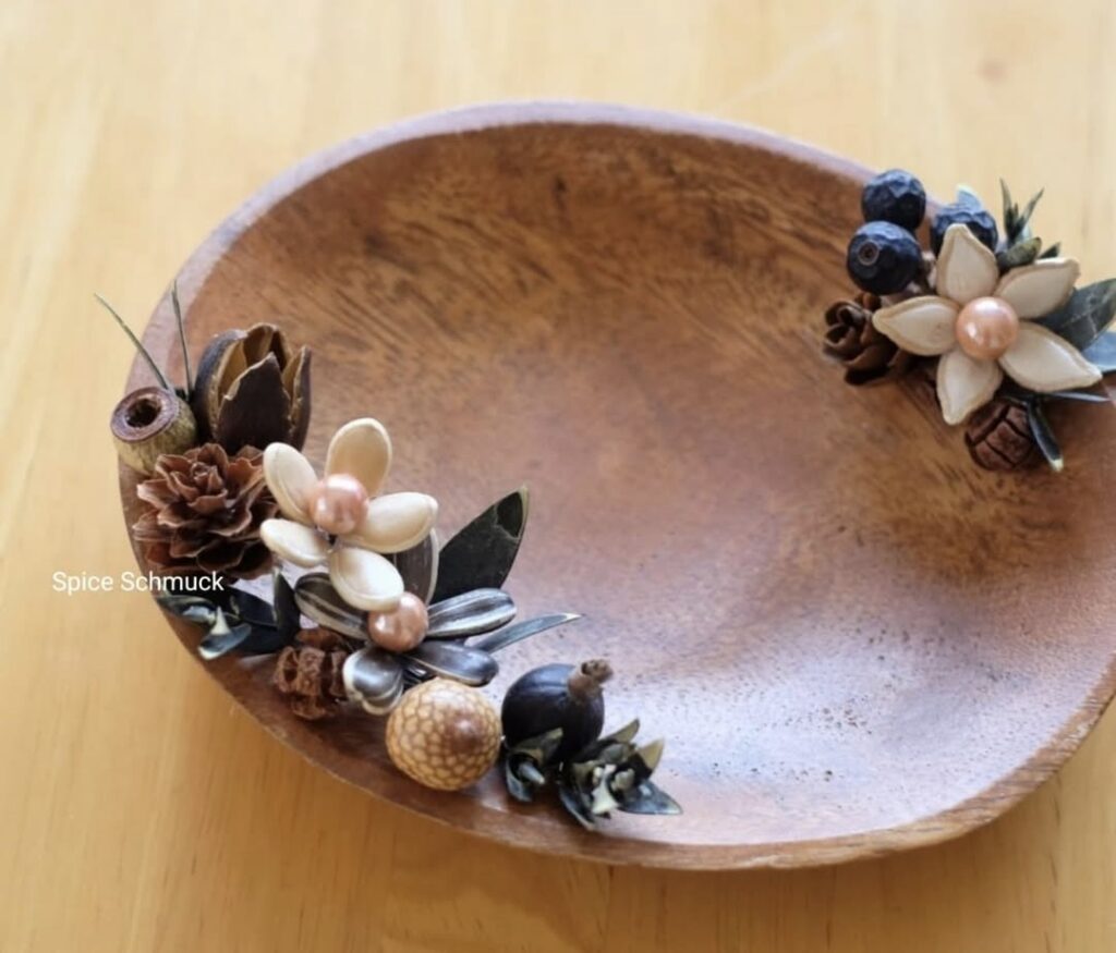 豆の花のアクセサリートレイ