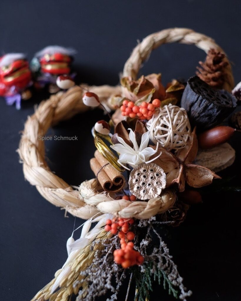 木の実のしめ縄